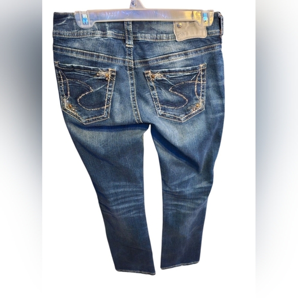 Silver Jeans Women's Suki Mid Straight Waist 27 Length 30 Worn Once - Picture 4 of 6